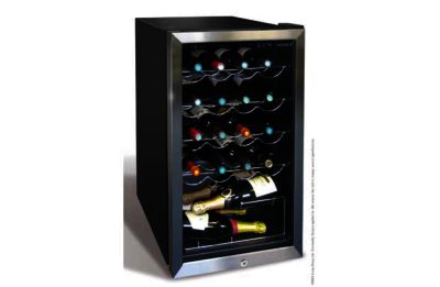 Husky HM39 Under Counter Wine Cooler - Black.